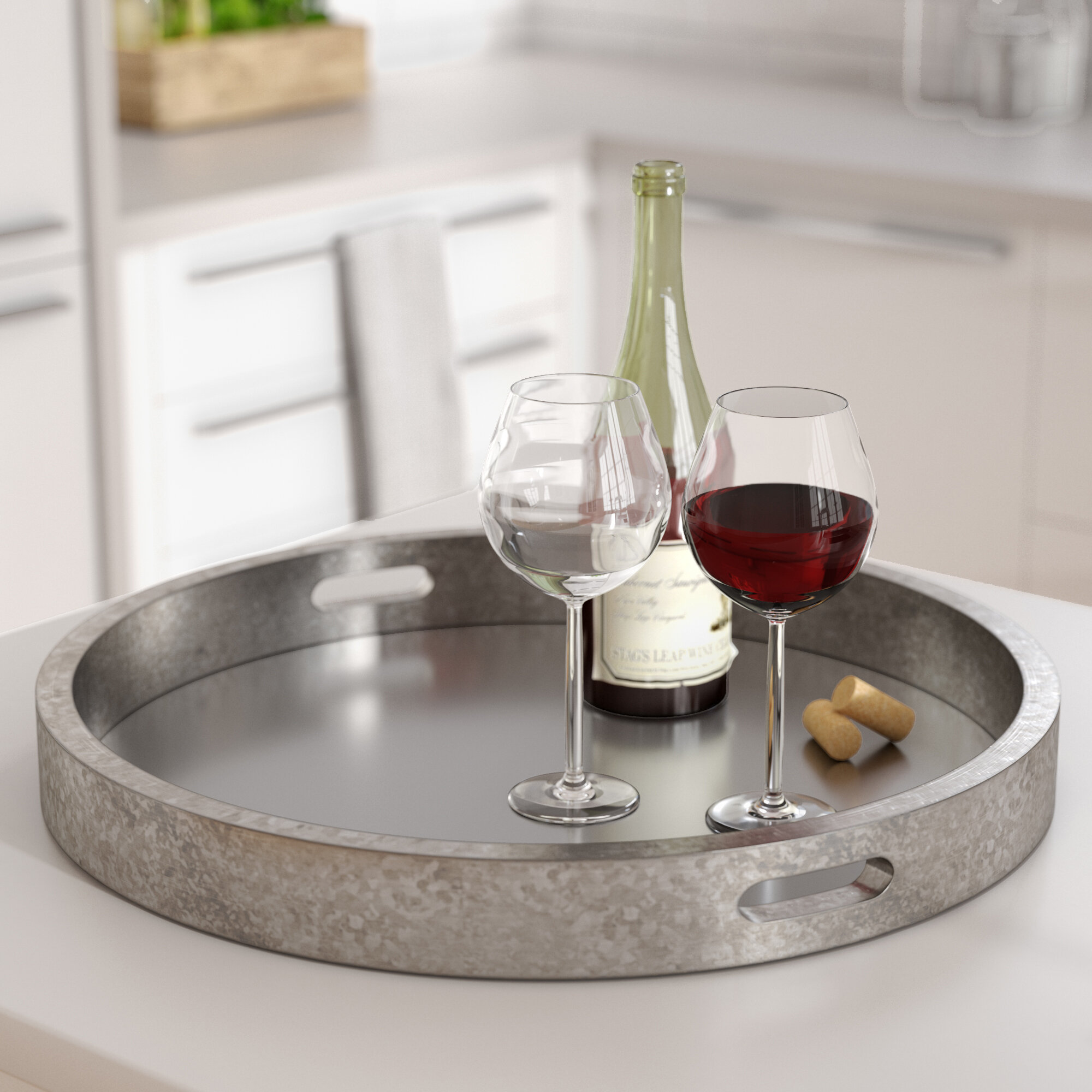 Round tray coffee deals table