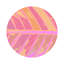 Sous-verres ronds en cuir tropical-119015384
