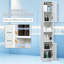MDF / Particle Board Freestanding Linen Cabinet