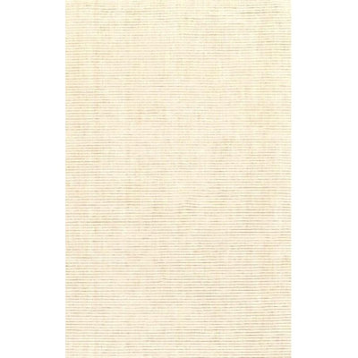 Tapis de zone en laine 5 pi x 7 pi 10 po one-of-kind noué la beige Ruxt