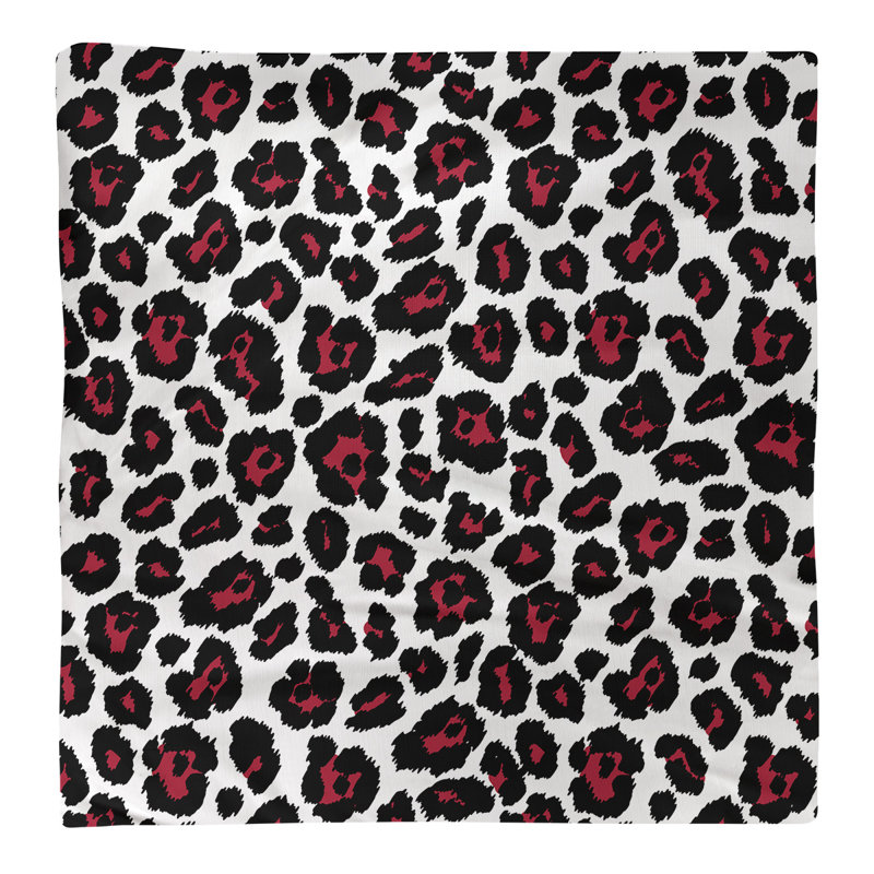 Serviette de foot Atlanta, Blanc/rouge, 22 po x 22 po