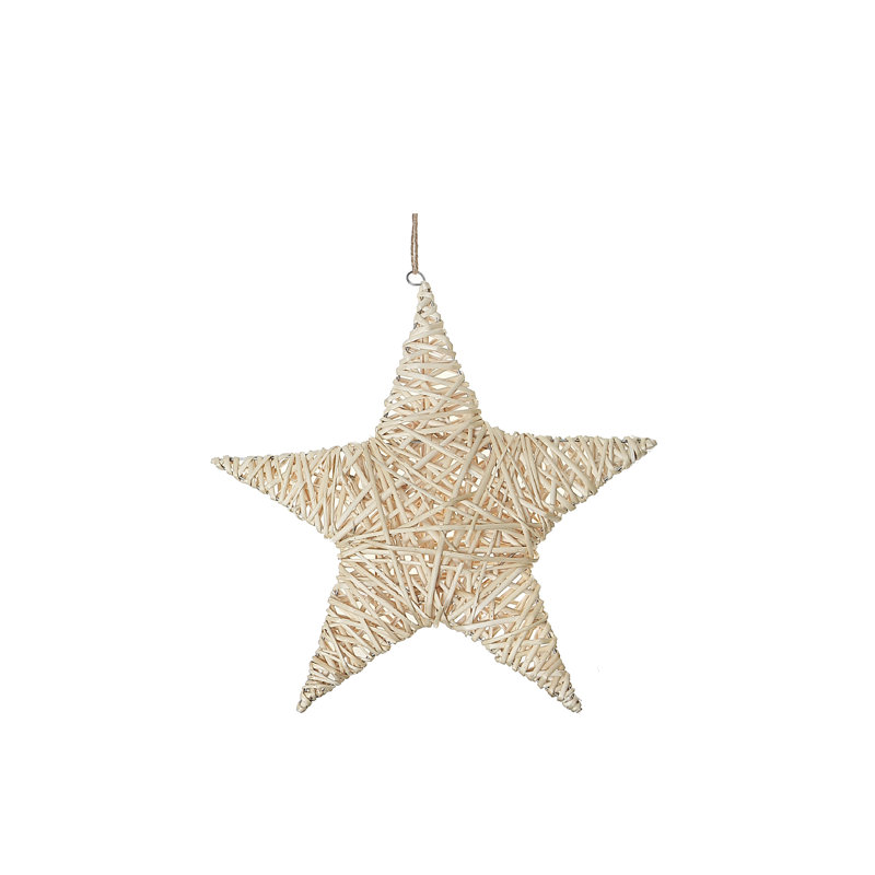Grand support mural Willow Star, H 19,69 po x l 2,36 po x P 1 po, Naturel