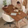 Tamah Armless Criss Cross Office Chair with Wheels and Footpads Interchangeable