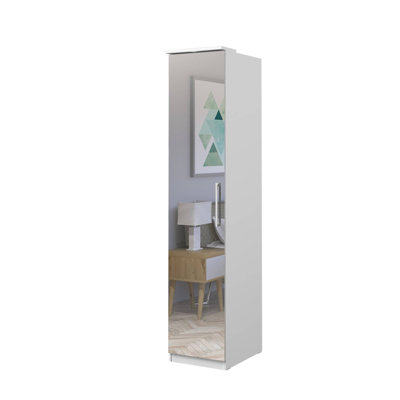 Brysin 1 Door Manufactured Wood Wardrobe