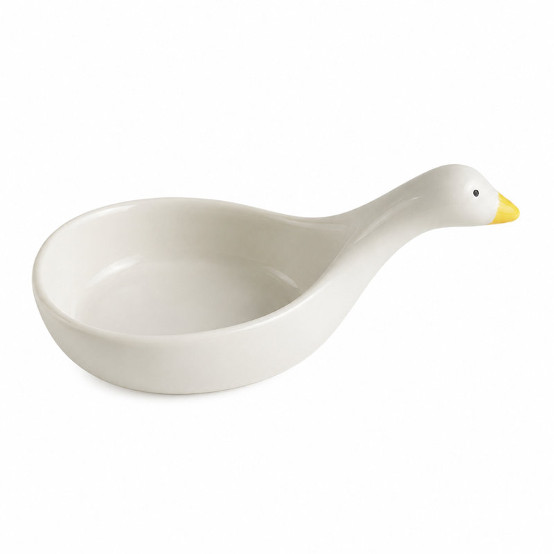 Handcrafted Duck Ceramic Dipping Bowl - Float Duck