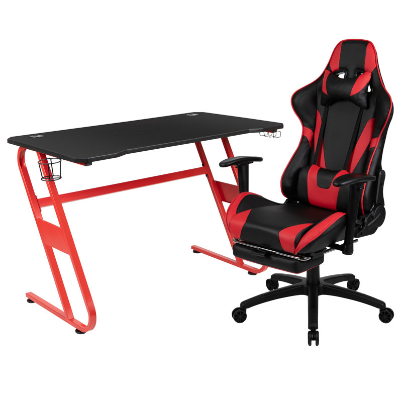 Bridesdale Children's Resin Party and Event Chair, Red/Black