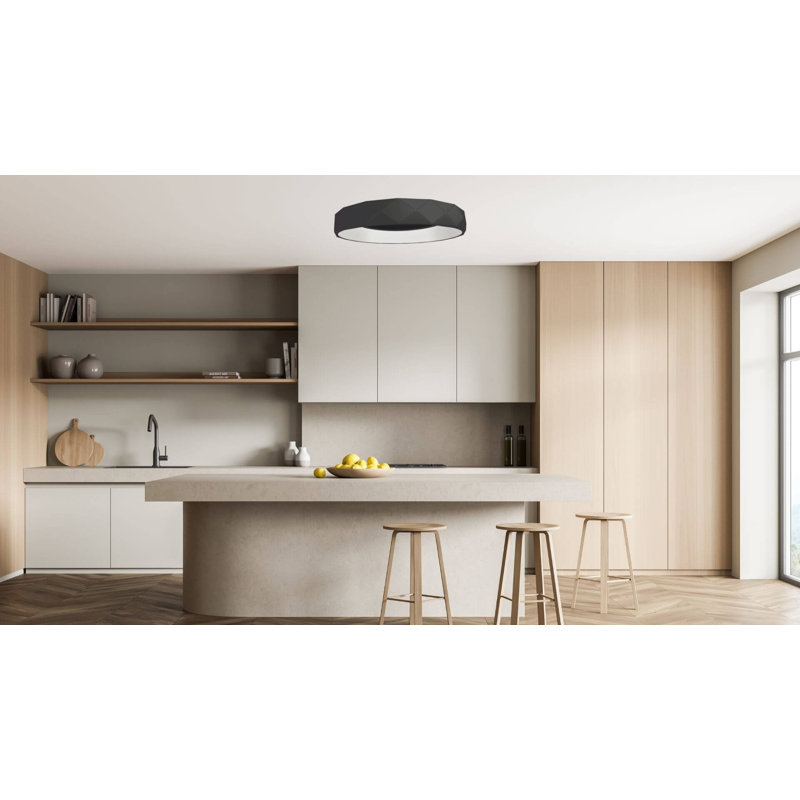 LED Flush Mount, White