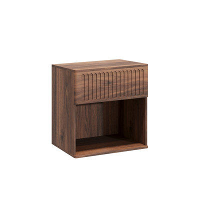 Mid-century Modern Nightstand With Storage