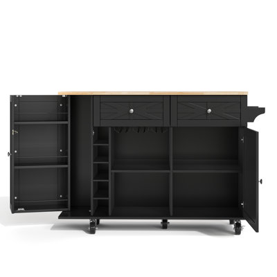 Wood Kitchen Cart