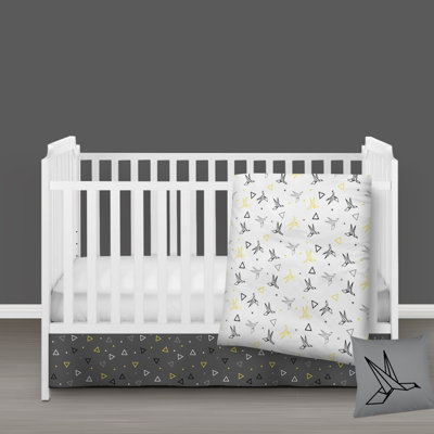 Berkowitz 3 - Piece Crib Bedding Set
