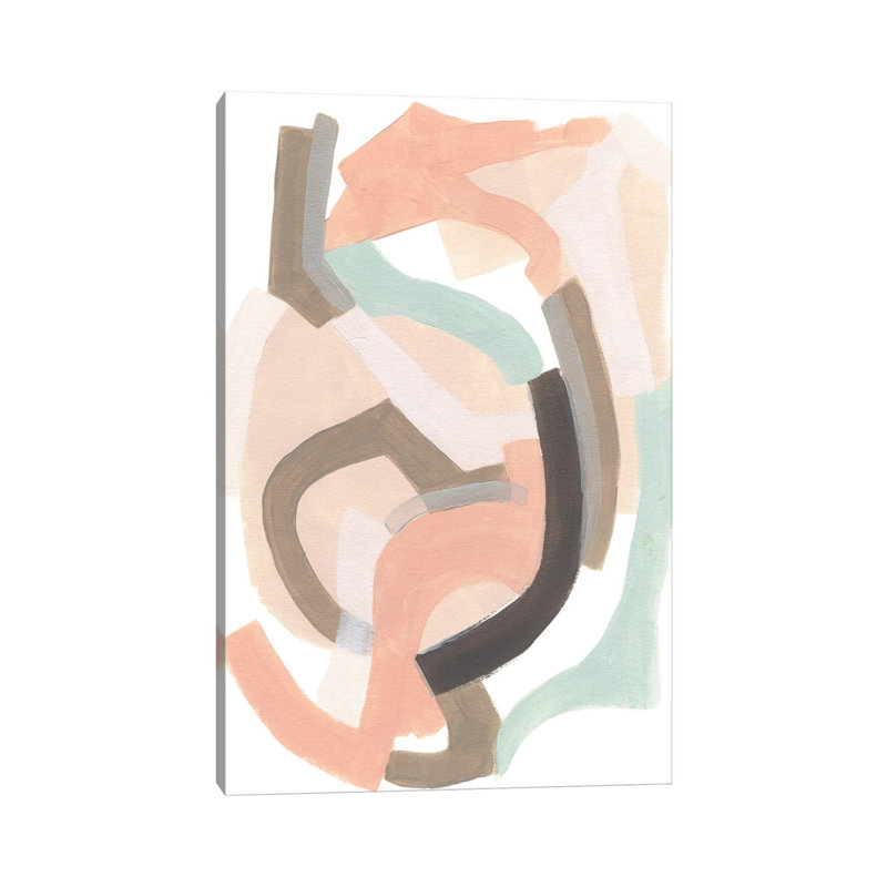 Pastel Signal II by June Erica Vess - Wrapped Canvas Painting, 30.48 cm H x 45.72 cm W
