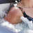 MSpa Round Inflatable Bubble Spa Hot Tub with LED Lights