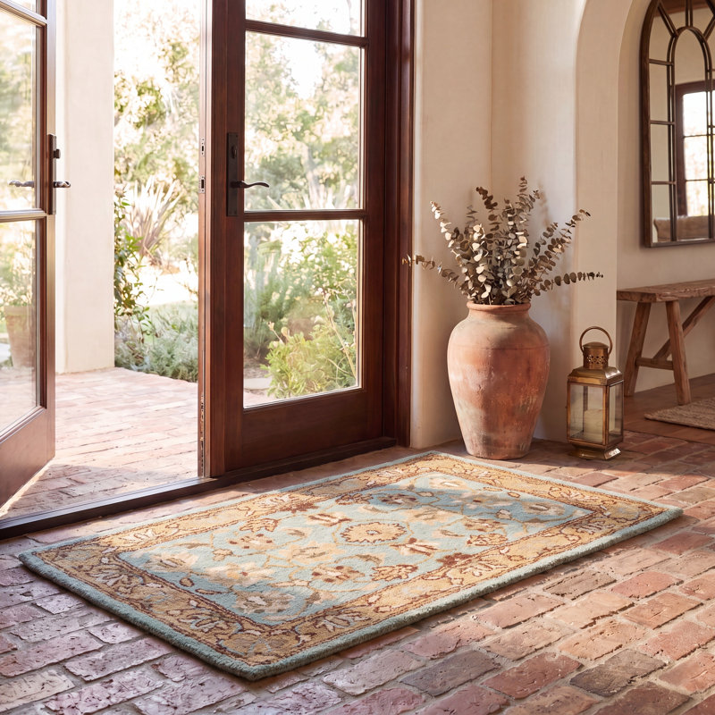 Cardwell Hand Tufted Wool Oriental Rug, Rectangle 2' x 3'