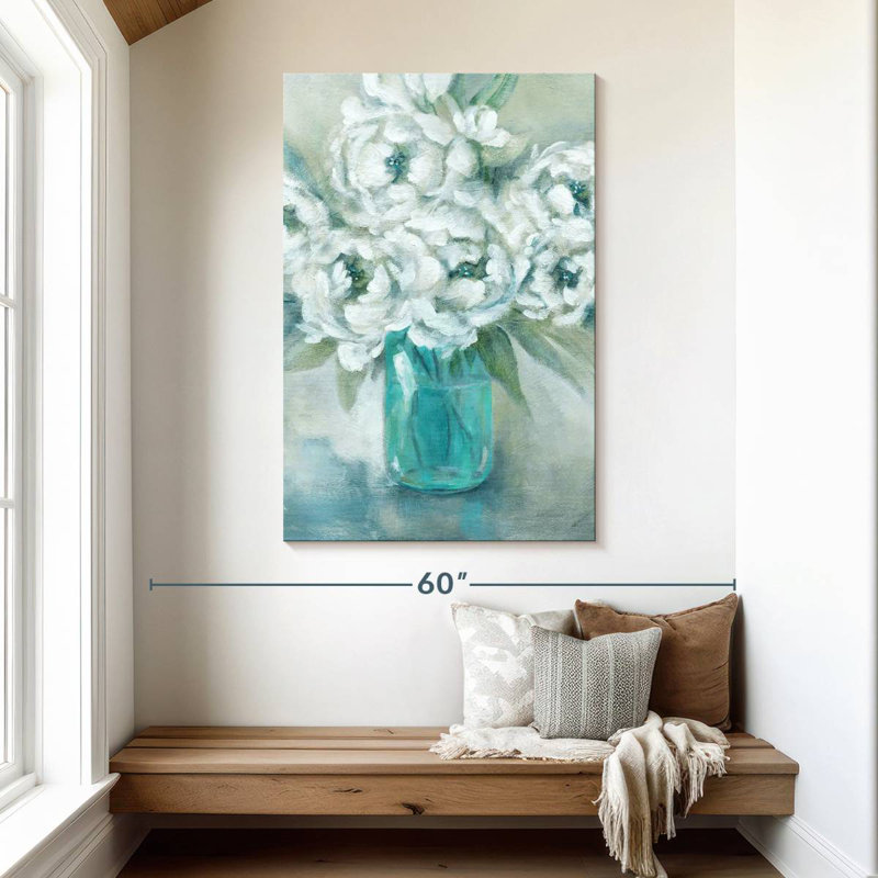 Harnek Pure Peonies, 48" H x 32" W