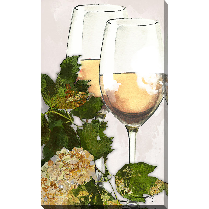 «By the Glass», impression, Toile tendue, H 48 po x l 28 po x P 1,5 po