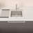 Stainless Steel Drop In Kitchen Sink - 15 Inch Drop-in Topmount Sinks 16 Gauge 15x15x9"