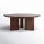 Barnard Round Wood Coffee Table-778362342