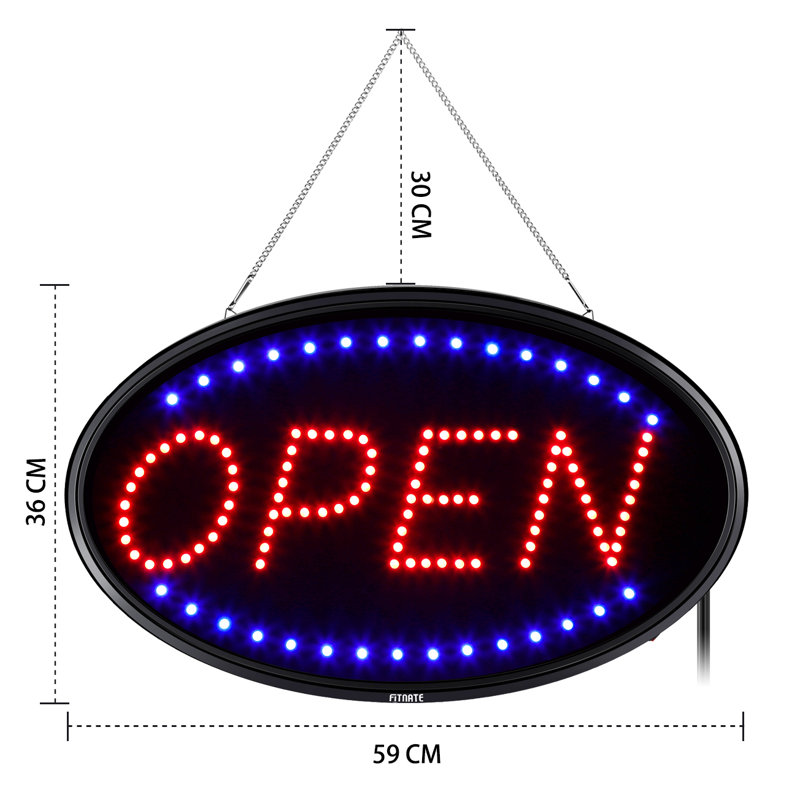 Large Business Open Sign 23 X 14 Inch