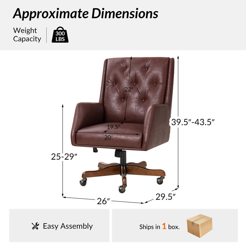 Chaise de bureau pivotante Kairos, Brûlure