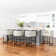 27" H Counter Height Bar Stools Set Of 2, Modern Barrel Counter Stools With Backrest And Arms, Metal Frames, Linen Fabric Upholstered Accent Barstools For Kitchen Island