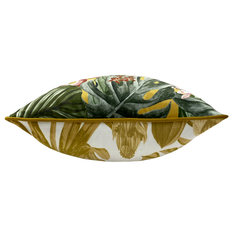 Abstract Square Cushion, Feathers