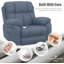 Upholstered Heated Massage Chair-5756917