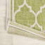 Tapis d'intérieur / extérieur vert / crème Trebol-1201514346