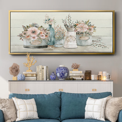 Marché aux fleurs - Toile encadrée