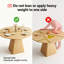 120cm Round Dining Table, Modern Pedestal Base Kitchen Table for 4-6 People-94630433