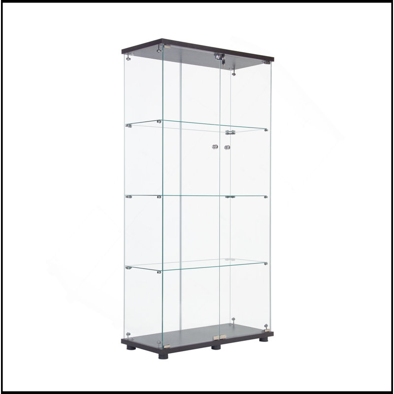 Vitrine à DEL avec 2 portes et 4 tablettes