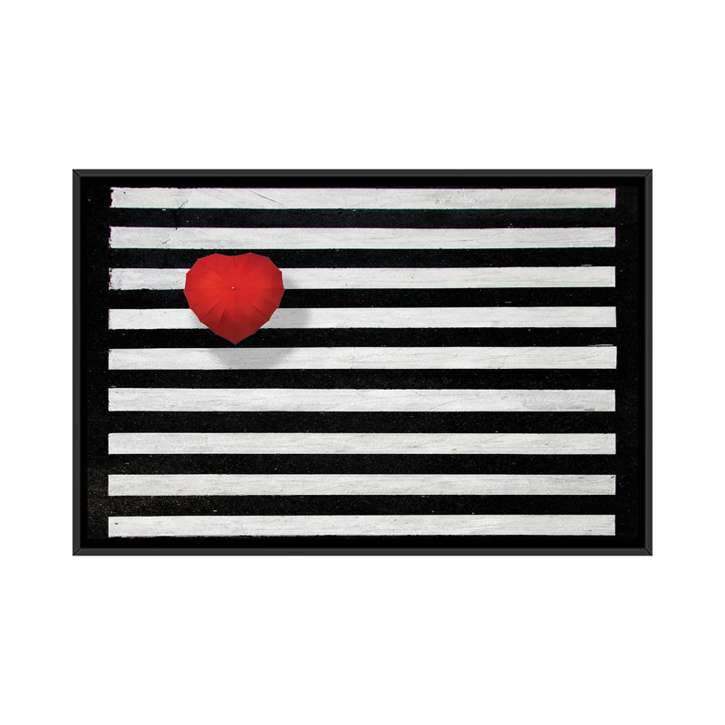 Red Umbrella by Alfonso Novillo - Print on Canvas