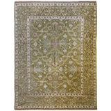 MoghulOne-of-a-Kind 8'4" x 11' Area Rug in Olive/Pink/Beige