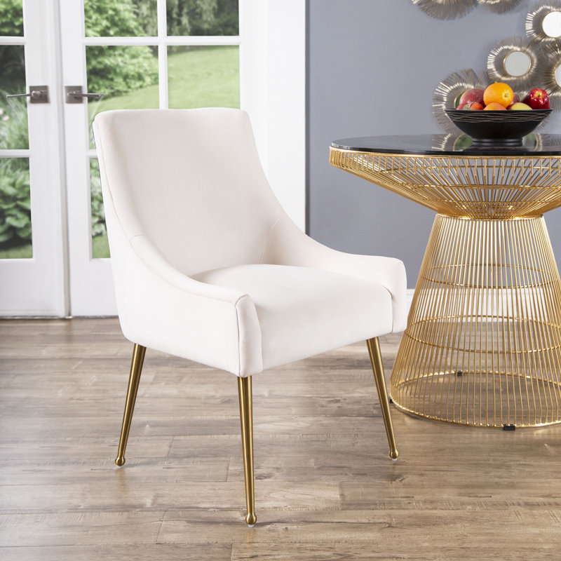 Chaise d'appoint Cullars, Ivoire