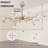 Titus 18 - Light Dimmable Sputnik Modern Chandelier with K9 Crystal Shades-136425374