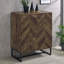 Armoire d'appoint rustique et bronze industriel