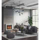 Circe 6 Light Metal Dimmable Chandelier