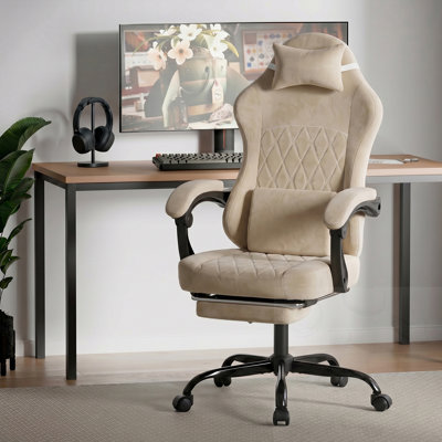 Fauteuil de bureau de soutien lombaire pivotant à 360 °