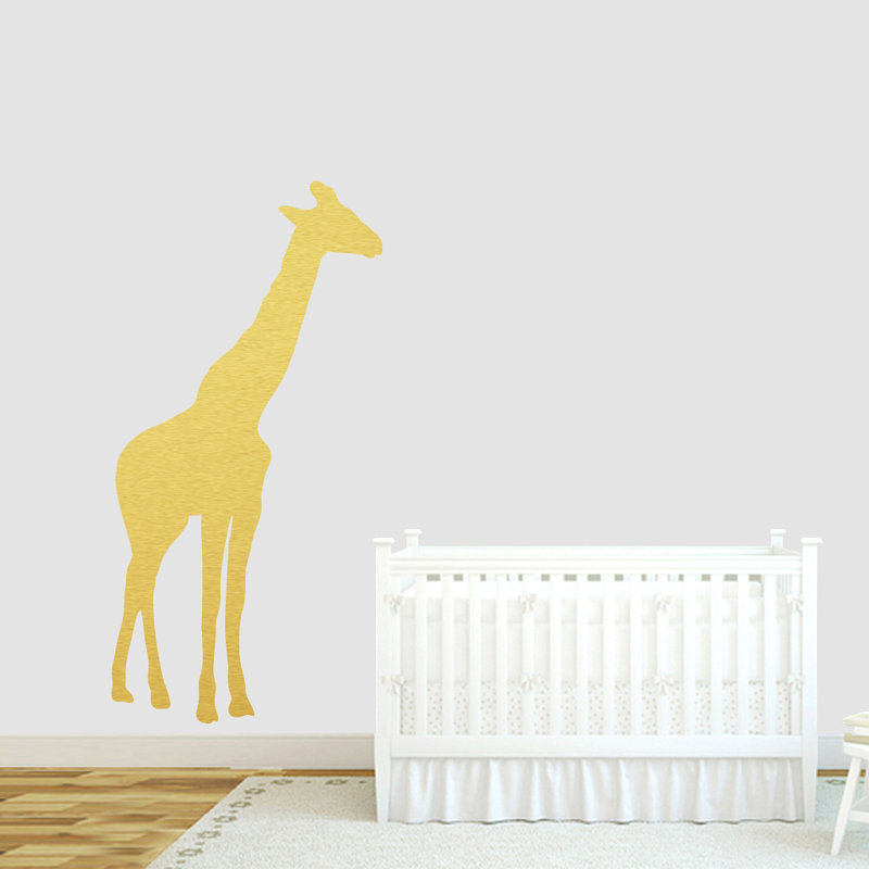Adhésif décoratif girafe, Or