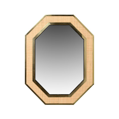 Coastal Rattan Frame Mirror
