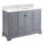 Quen 48" Freestanding Single Basin Vanity Set with Cabinet, Vanity Top, and Oval Undermount Sink-5937409-6080247