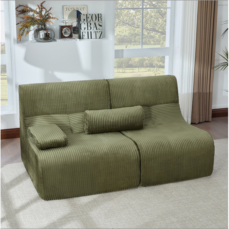 Canapé modulaire moderne 63,7 po