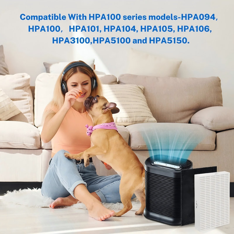 Honeywell HPA100 HEPA Filter Replacement With Air Filters R And Carbon Pre-Filters A