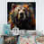 White Single Picture Framed