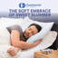 Paquet de 2 oreillers en duvet moelleux Continental, 550 pf, 75% duvet 25% plumes, housse en coton 400TC-94408331