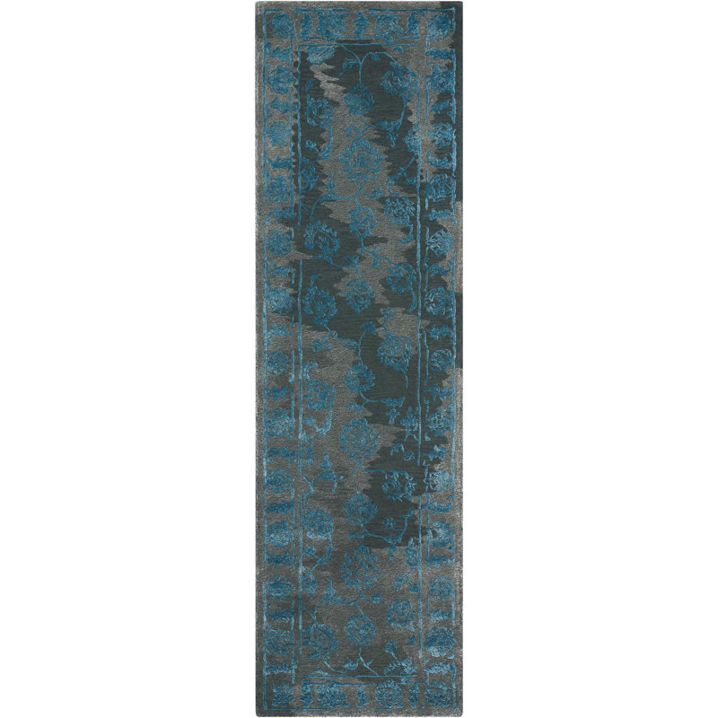 Lennear Wool Oriental Indoor Rug, Runner 2'3" x 8'