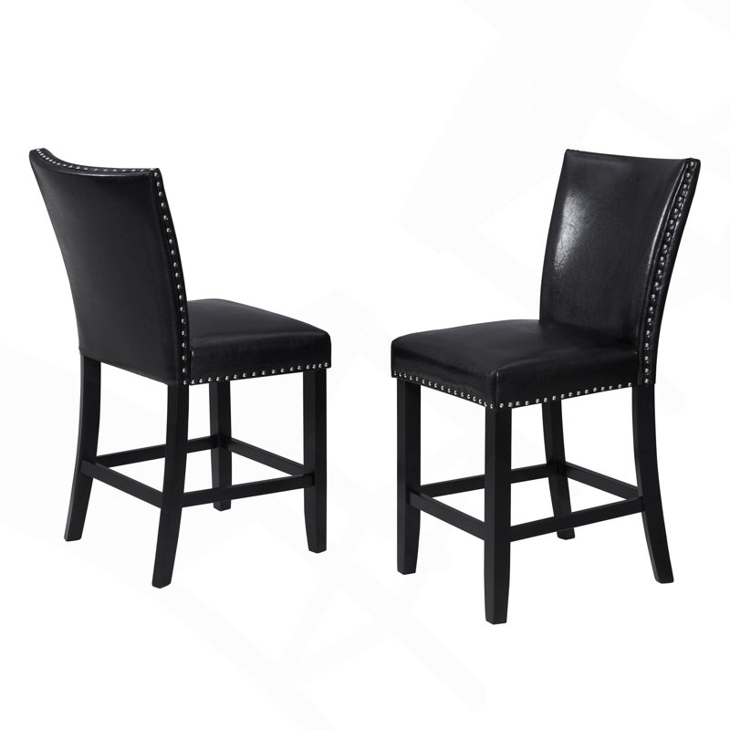 Fauteuil en polyuréthane 2pc, Noir