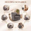 Upholstered Fabric Swivel Armchair-132720695