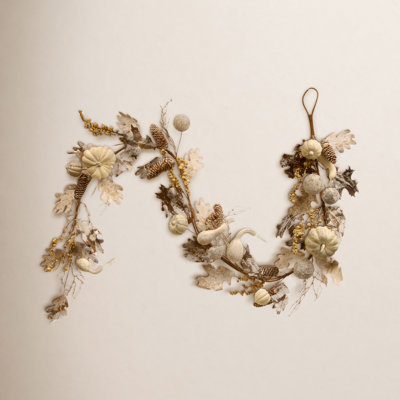 Kewuan 72" Pumpkin and Pinecone Garland