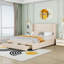 Grand lit plateforme avec rangement