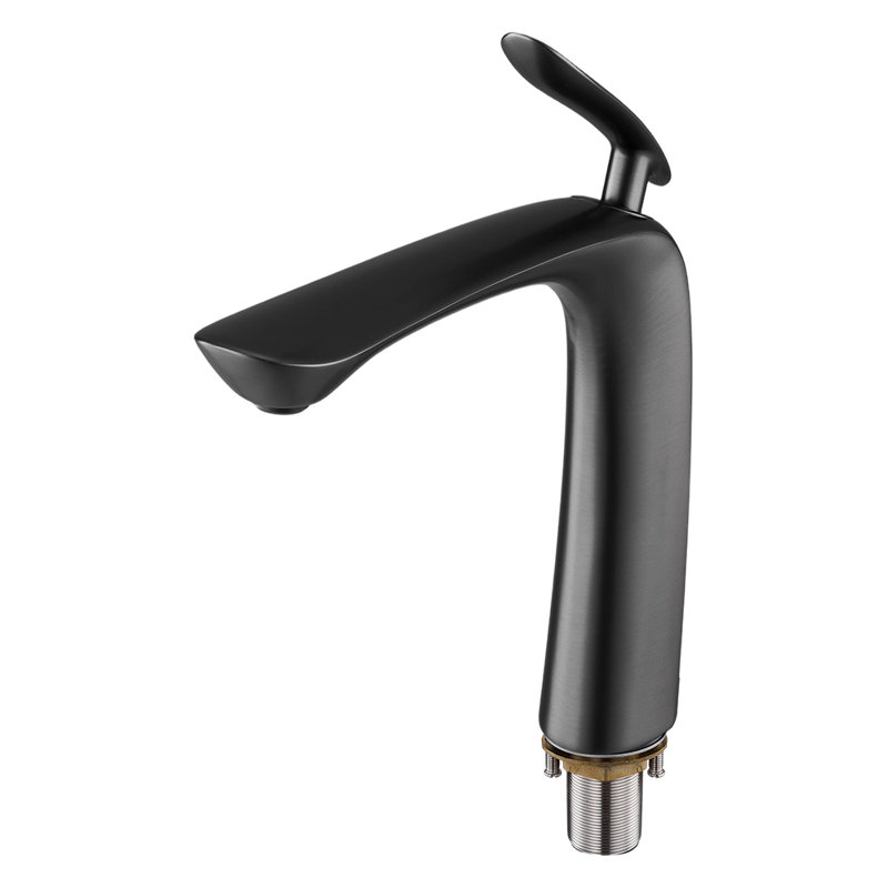 Metal Basin Mixer Tap, Gunmetal Grey